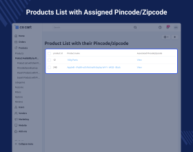 CS-Cart Product Availability By Pincode/Zipcode