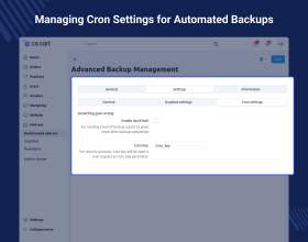 CS-Cart Advanced Backup Management