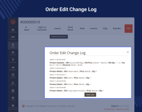 Magento 2 Order Edit Extension
