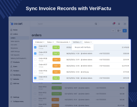 CS-Cart Verifactu Add-On