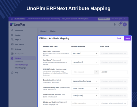 UnoPim ERPNext Connector