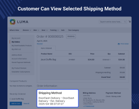 Magento 2 DoorDash Shipping