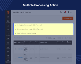 Magento 2 Bulk Order Processing