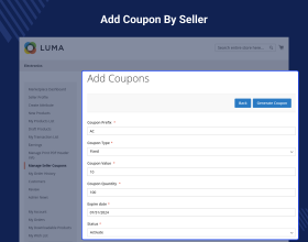Magento 2 Seller Coupons Marketplace Add-on
