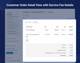 Magento 2 Service Fee