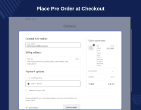 WooCommerce Pre Order Plugin