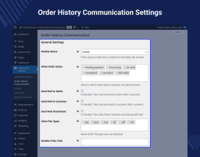 WooCommerce Order History Communication