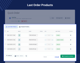 WooCommerce Quick Order Plugin