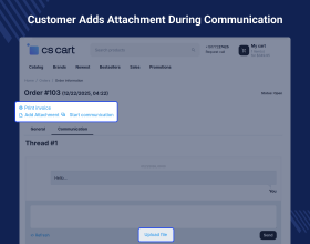 Order Attachment for CS-Cart
