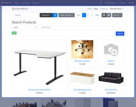 Odoo Website Advance Search