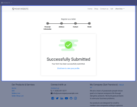 Odoo Marketplace Multi Step Vendor Signup