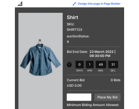 BigCommerce Product Auction 