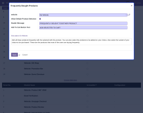 Odoo Frequently Bought Together Products