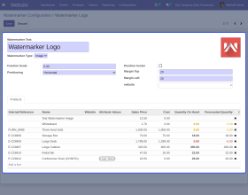 Odoo Image Watermarker