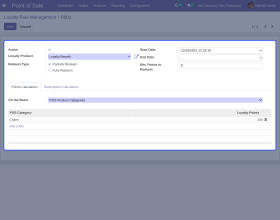Odoo POS Loyalty & Rewards Program