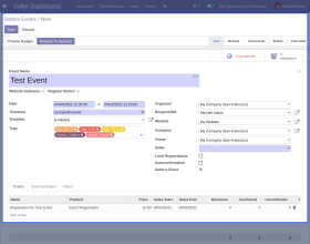 Odoo Marketplace Events Management