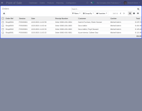 Odoo POS View User Orders