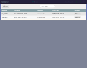 Odoo POS Order History & Re-Order
