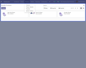 Odoo Website Customize Bundle Products