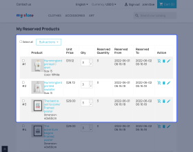 Prestashop Product Reservation