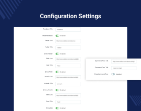 Prestashop Social Bar