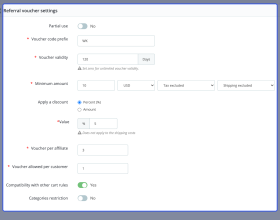 Prestashop Affiliate Program