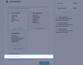 Prestashop Set Your Delivery Location