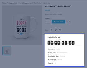PrestaShop Product Auction 
