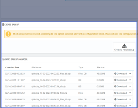 QloApps Backup Manager