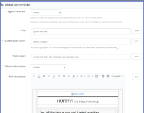 PrestaShop Abandoned Cart Reminder