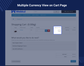 Opencart Multi Currency Extension