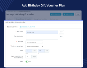 Prestashop Birthday Gift Voucher