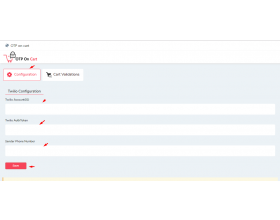 OTP On Cart for Shopify