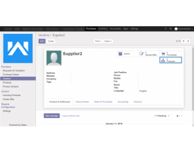 Odoo Manage Vendors Per Variant