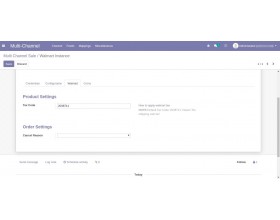 Odoo Multichannel Walmart Connector