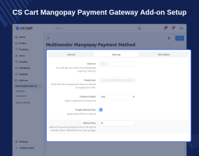 CS-Cart Marketplace Mangopay Payment Gateway