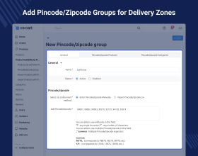 CS-Cart Product Availability By Pincode/Zipcode