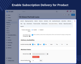 CS-Cart Subscription Delivery