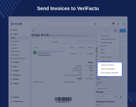 CS-Cart Verifactu Add-On