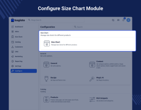 Laravel eCommerce Size Chart 
