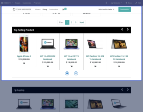 Odoo Website Product Gallery