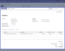 Odoo Website Minimum Order Quantity (MOQ)