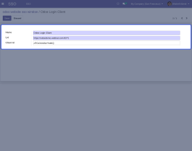 Odoo Website SSO