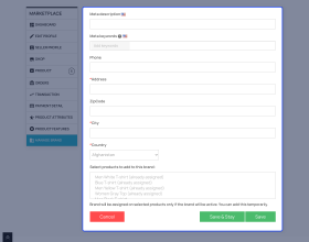PrestaShop Marketplace Manufacturer/Brand