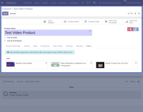 Odoo Website Product Multi-Videos