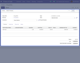 Odoo POS Product Pack