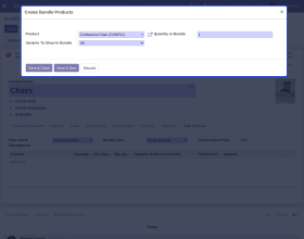 Odoo Website Customize Bundle Products