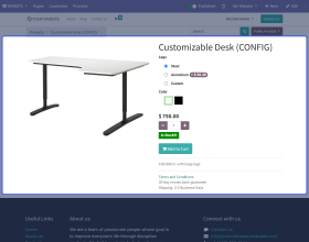Odoo Website Product Stock