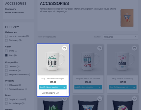 Prestashop Shopping List