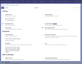 Odoo POS Partial Payment
